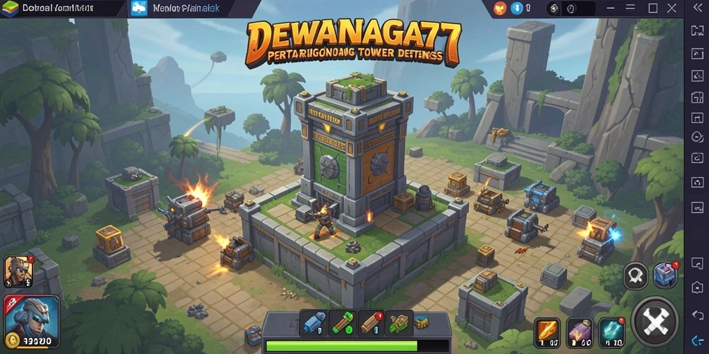 Gameplay seru DEWANAGA77 dalam Tower Defense yang penuh strategi.