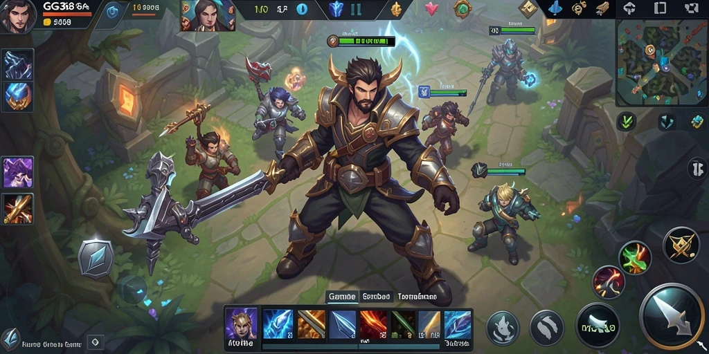 Gameplay dinamis dengan pertarungan tim yang intens di GG368.