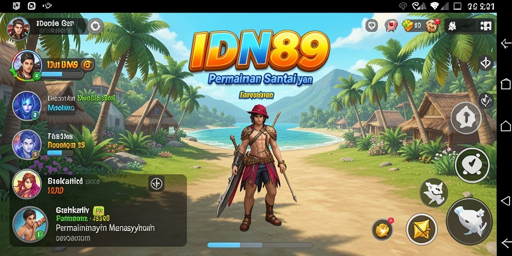Tangkapan layar permainan IDN89 menunjukkan gameplay yang menyenangkan dan penuh warna.