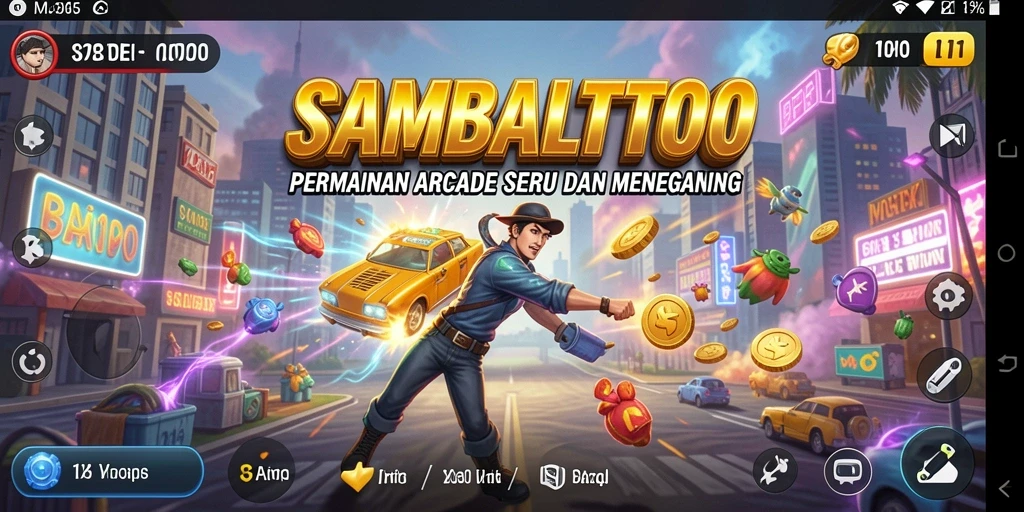 Screenshot gameplay SAMBALTOTO yang menunjukkan aksi seru dan grafis yang menawan.