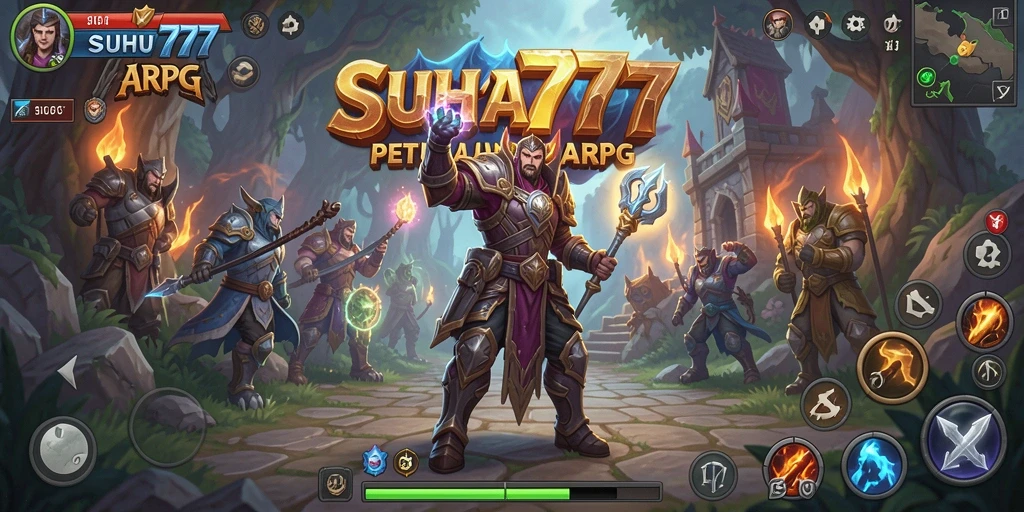 Tampilan menarik dari gameplay SUHU777 dalam genre ARPG.